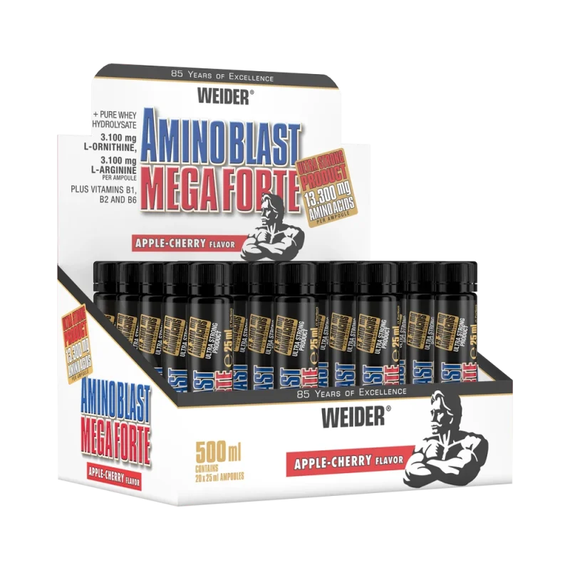 aminoacizi lichizi weider Amino blast mega forte 20 fiole