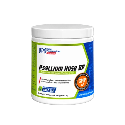 supliment alimentar cu fibre solubile pulbere BalkanPharmaceuticals Psyllium Husk 500g